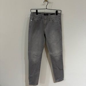 Banana Republic Jeans Women's Size 27 Grey Light Washed Denim City Casual